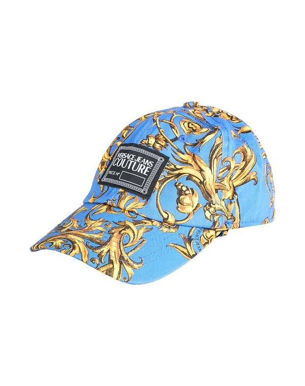 ヴェルサーチ レディース アクセサリー 帽子 VERSACE JEANS COUTURE 帽子 Light Blue ブルー|ReVida 店