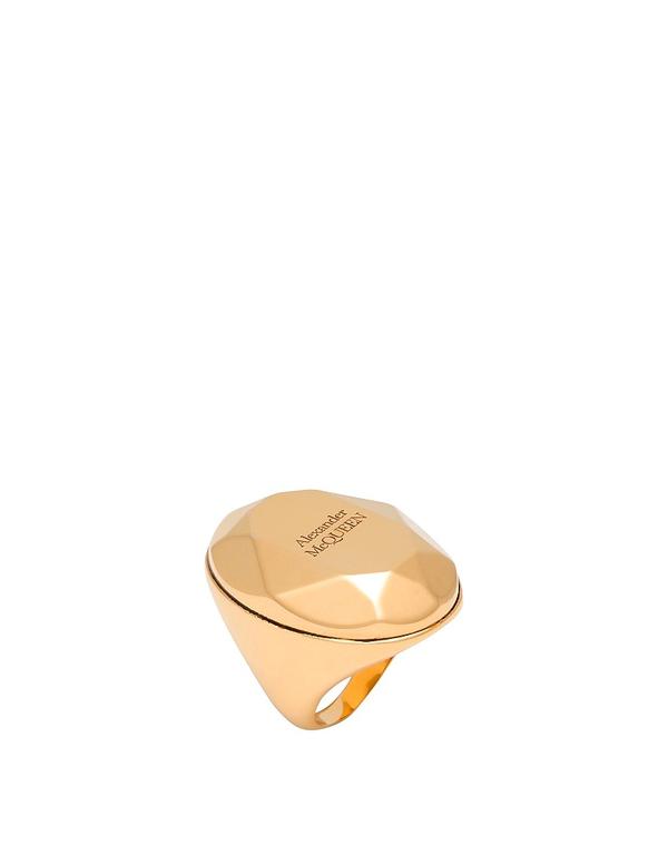 マックイーン レディース ジュエリー/時計 指輪 MCQUEEN 指輪 Gold ゴールド｜ReVida 店