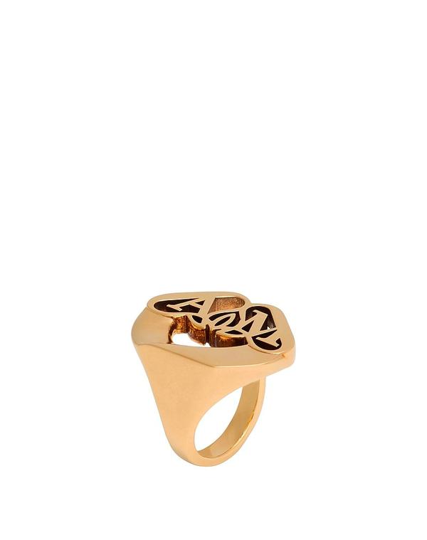 マックイーン レディース ジュエリー/時計 指輪 MCQUEEN 指輪 Gold ゴールド
