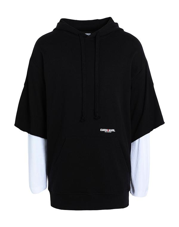 カール ラガーフェルド レディース トップスウェットシャツ KARLAGERFELD スウェット Black ブラック
