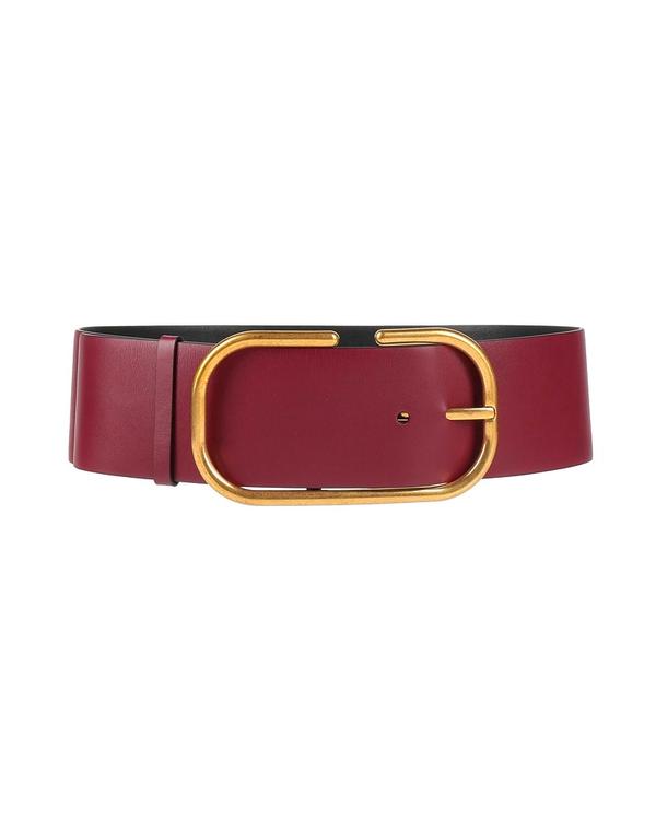 ヴァレンティノ レディース なめし革小物 三尺帯 VALENTINO GARAVANI 幅ひろい三尺帯 Bordeaux