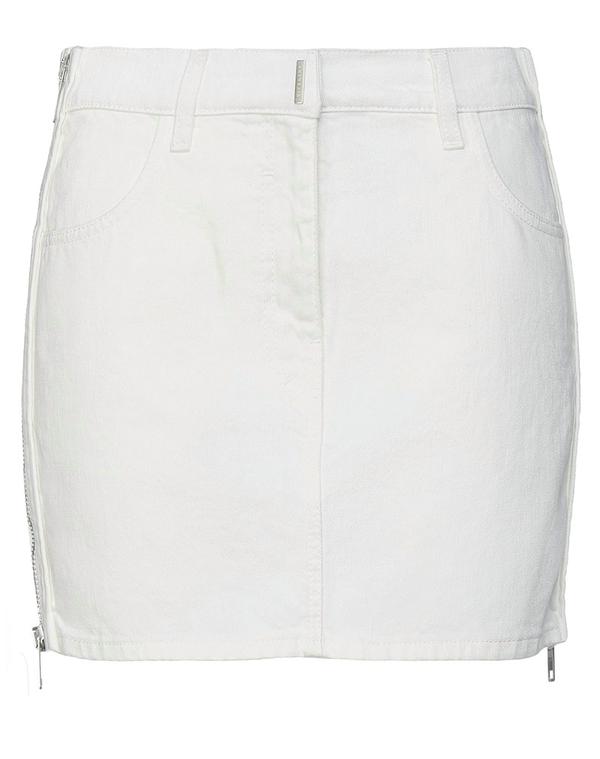 ジバンシー レディース ボトムス デニムスカート GIVENCHY デニムスカート White ホワイト