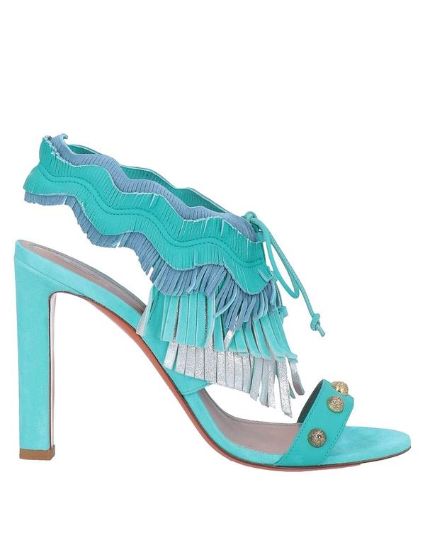 サントーニ レディース シューズ サンダル SANTONI サンダル Turquoise Blue ブルー