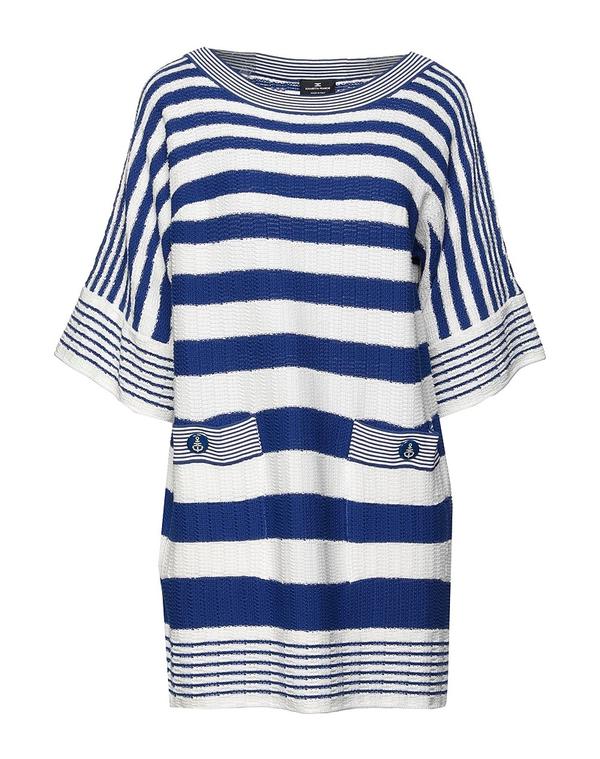 エリザベッタフランキ レディース ドレス ELISABETTA FRANCHI ミニワンピース・ドレス Blue ブルー