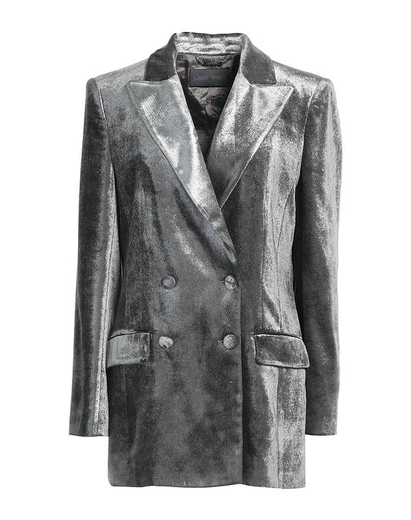 アルベルタ フェレッティ レディースーツ ブレザー ALBERTA FERRETTI テーラードジャケット Silver シルバー