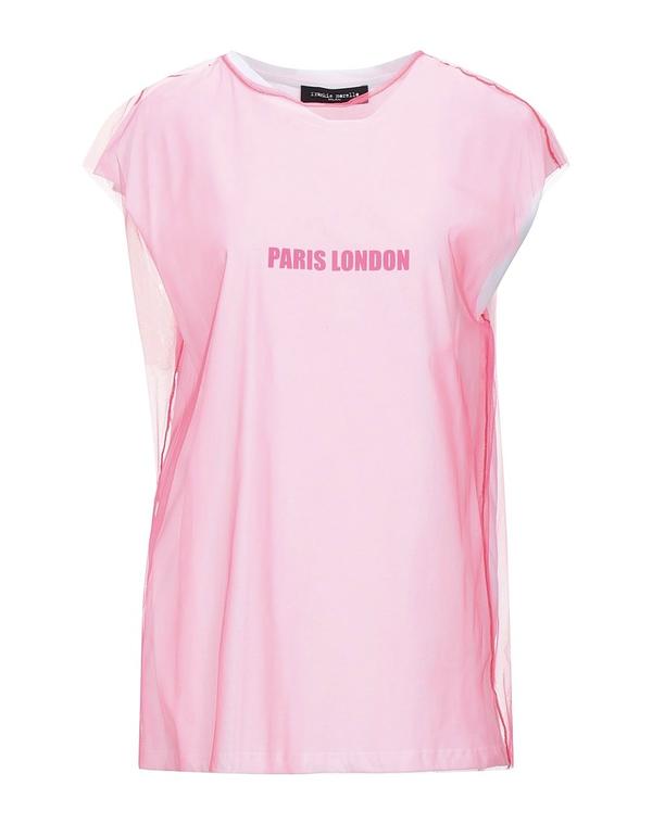 フランキーモレロ レディース トップス ティーシャツ FRANKIE MORELLO Ｔシャツ Pink サクラ色 レディースファッション-Tシャツ・カットソー-トップス