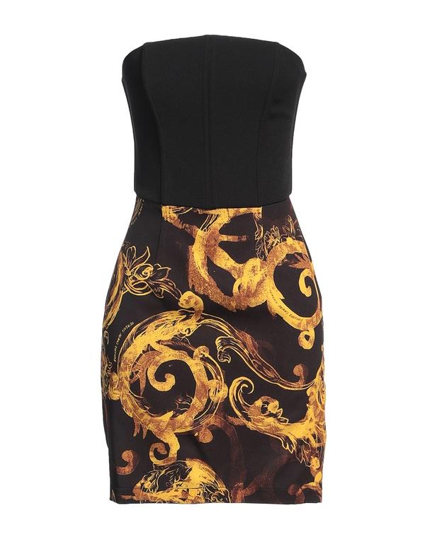 ヴェルサーチ レディース ドレス VERSACE JEANS COUTURE ミニワンピース・ドレス Black ブラック