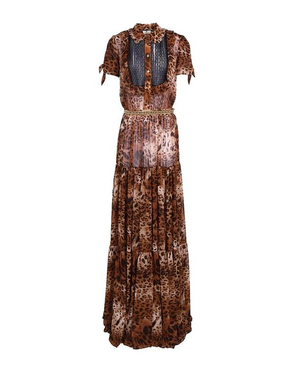 エリザベッタフランキ レディース お召しもの ELISABETTA FRANCHI ロング衣裳・お召しもの Brown 赤銅色