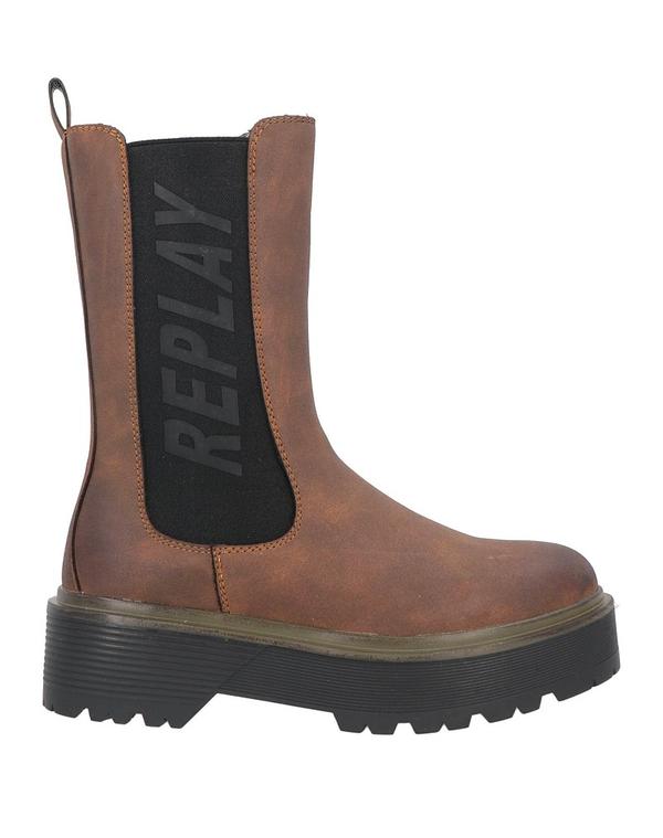 リプレイ レディース シューズ ショートブーツ REPLAY ショートブーツ Brown ブラウン|ReVida 店