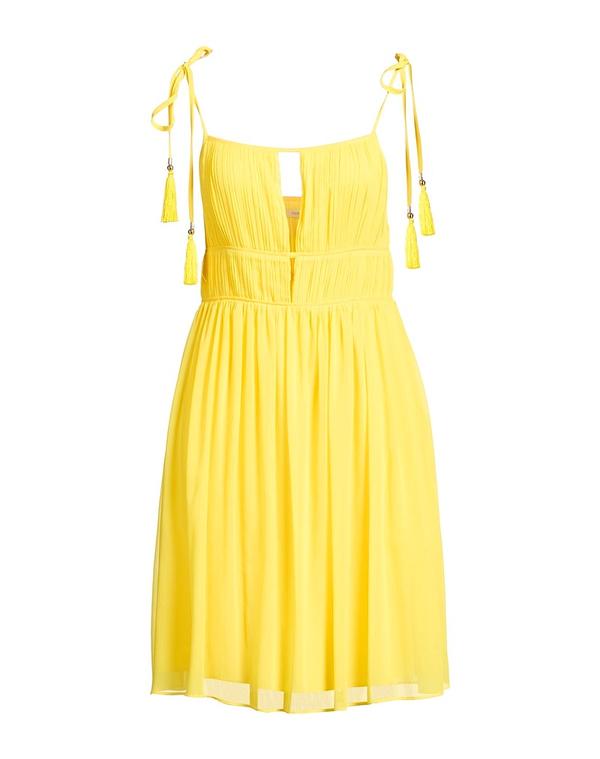 パトリツィア ペペ レディース ドレス PATRIZIA PEPE ミニワンピース・ドレス Yellow イエロー