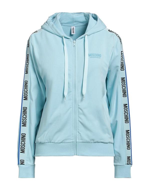 モスキーノ レディース アンダーウェア/スリープウェア インナー Tシャツ/トップス MOSCHINO アンダーＴシャツ Sky Blue ブルー