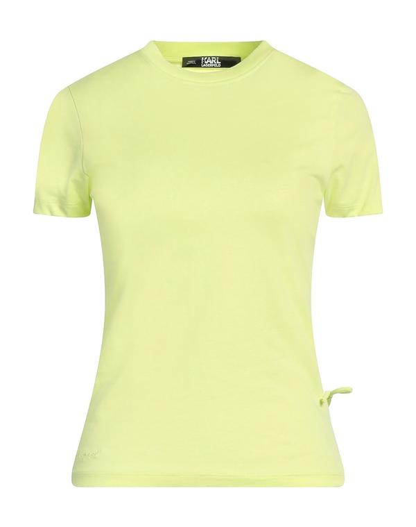 カール ラガーフェルド レディース トップス Tシャツ KARLAGERFELD Ｔシャツ Lime Green ライム
