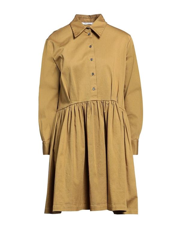 アリーニ レディース ドレス AGLINI ミニワンピース・ドレス Military Green グリーン