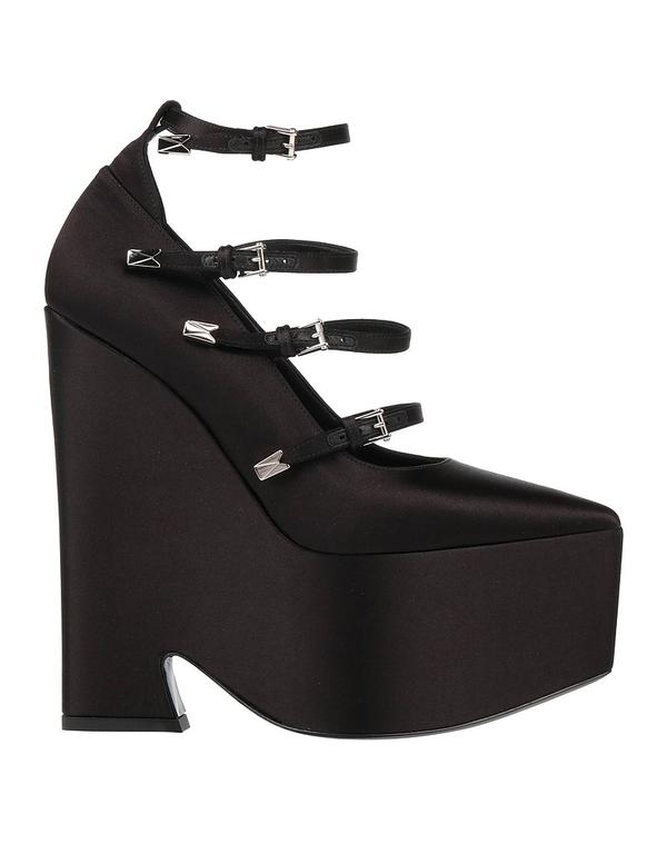【貨物輸送無料】 ヴェルサーチ レディース パンプス シューズ パンプス Black