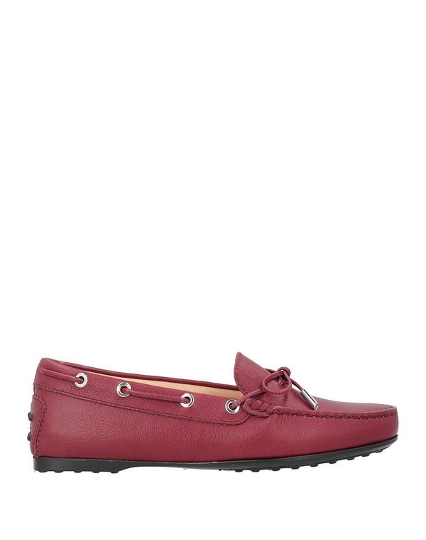 【貨物輸送無料】 トッズ レディース スリッポン・ローファー シューズ モカシン Bordeaux