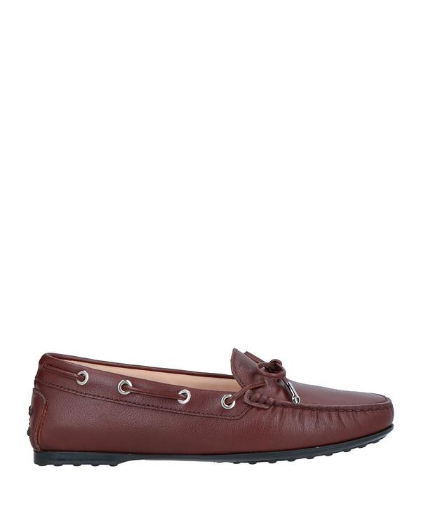 【貨物輸送無料】 トッズ レディース スリッポン・ローファー シューズ モカシン Chocolate Brown
