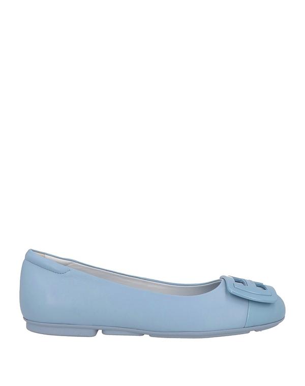 【貨物輸送無料】 ホー鵞鳥 レディース パンプス シューズ 女性バレエダンサー Light Blue