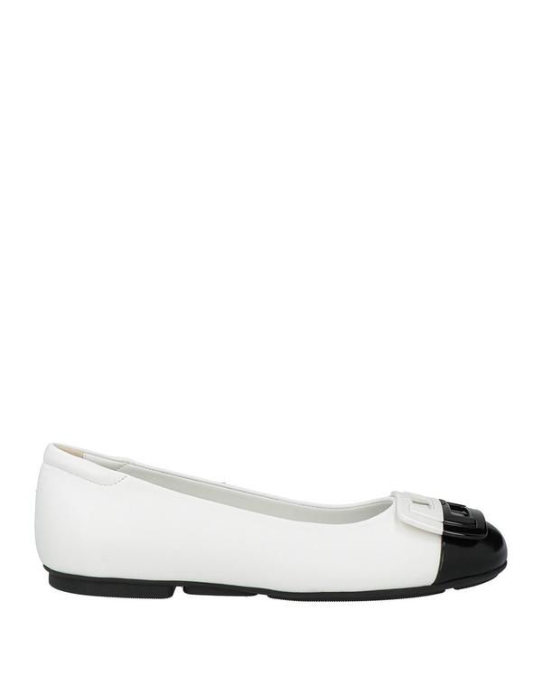 【貨物輸送無料】 ホー鵞鳥 レディース パンプス シューズ 女性バレエダンサー White