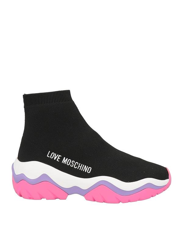 優しいこと モスキーノ レディース シューズ スニーカー LOVE MOSCHINO スニーカー Black 黒いこと