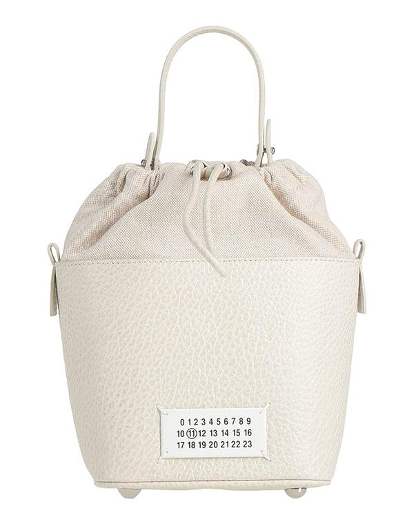 マルタンマルジェラ レディース 御徒面子 MAISON MARGIELA ハンドバック Light Gray 薄墨色