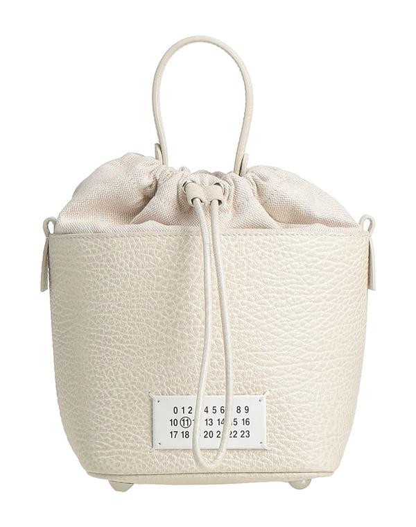 マルタンマルジェラ レディース 御徒面子 MAISON MARGIELA ハンドバック Off White 象牙色