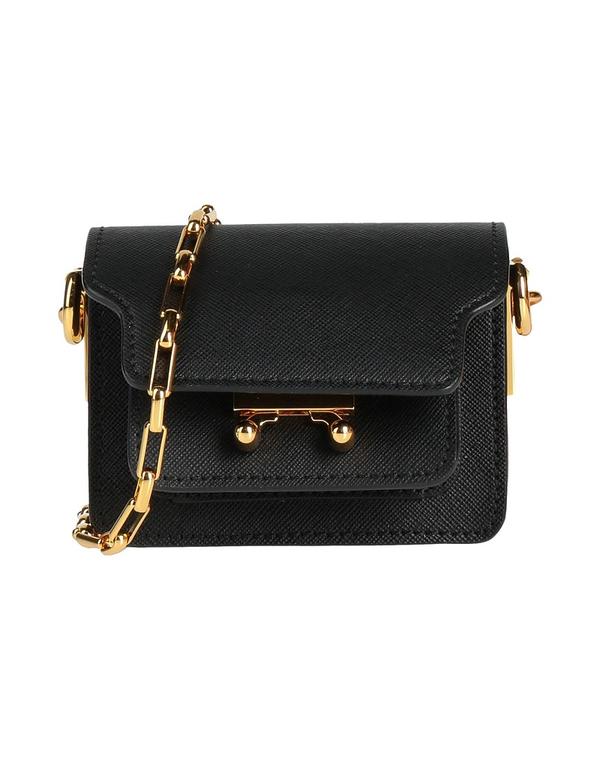 マルニ レディース 御徒面子 MARNI クロスボディバッグ Black 黒いこと レディースバッグ-バッグ