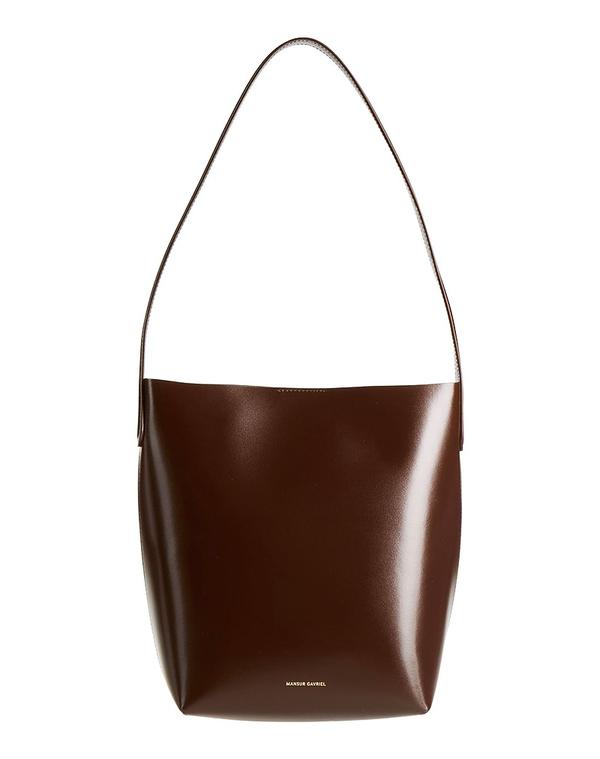 マンサーガブリエル レディース 御徒面子 MANSUR GAVRIEL ショルダーバッグ Dark Brown 赤銅色