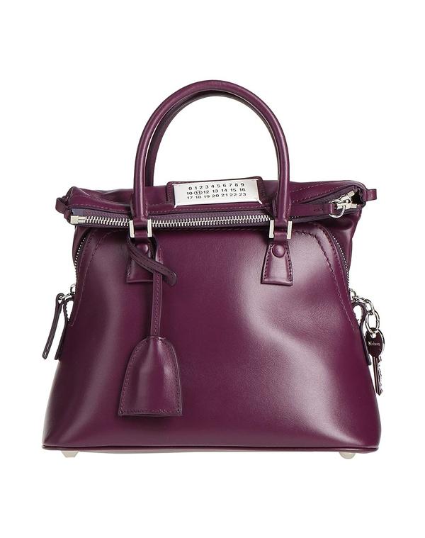 マルタンマルジェラ レディース バッグ MAISON MARGIELA ハンドバッグ Dark Purple パープル