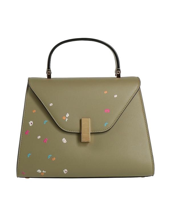 ヴァレクストラ レディース 御徒面子 VALEXTRA ハンドバック Military Green 緑であること