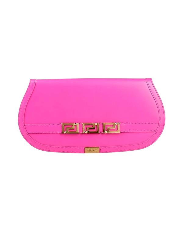 ヴェルサーチ レディース 御徒面子 VERSACE ハンドバック Fuchsia フューシャ