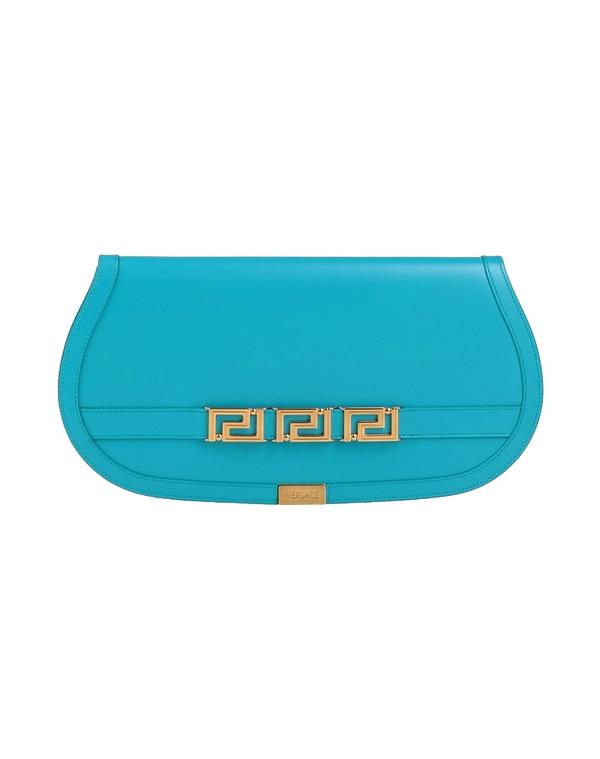 ヴェルサーチ レディース 御徒面子 VERSACE ハンドバック Azure Blue 青み