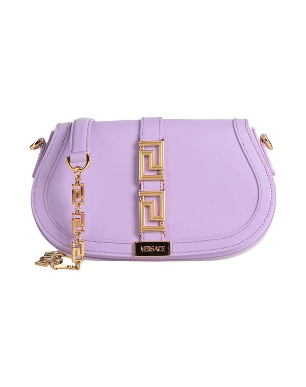 ヴェルサーチ レディース 御徒面子 VERSACE クロスボディバッグ Lilac 紫はしどい