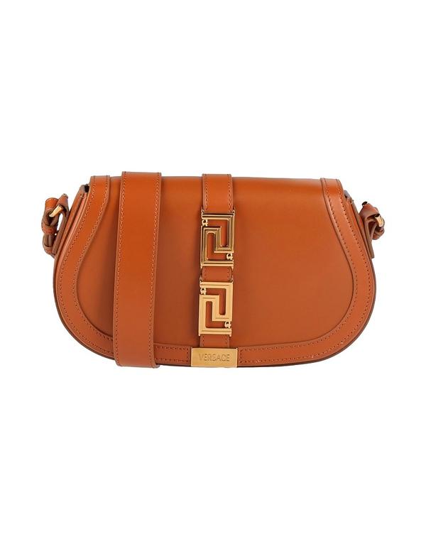 ヴェルサーチ レディース 御徒面子 VERSACE クロスボディバッグ Brown 赤銅色