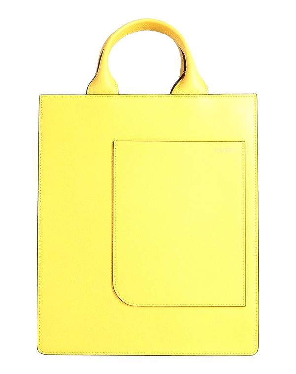 ヴァレクストラ レディース 御徒面子 VALEXTRA ハンドバック Yellow 黄色