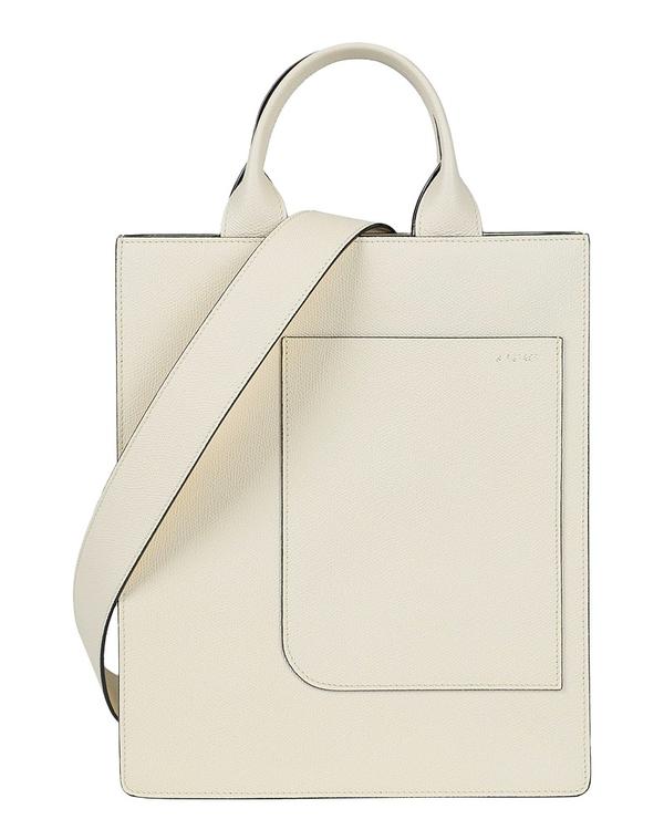 ヴァレクストラ レディース 御徒面子 VALEXTRA ハンドバック Ivory 象牙色