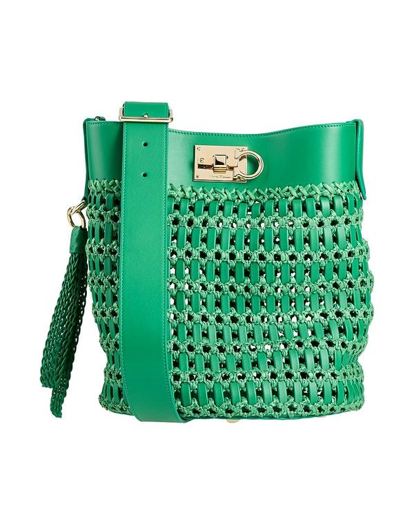 フェラガモ レディース バッグ FERRAGAMO ショルダーバッグ Emerald エメラルド|ReVida 店