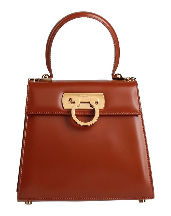 フェラガモ レディース バッグ FERRAGAMO ハンドバッグ Brown ブラウン
