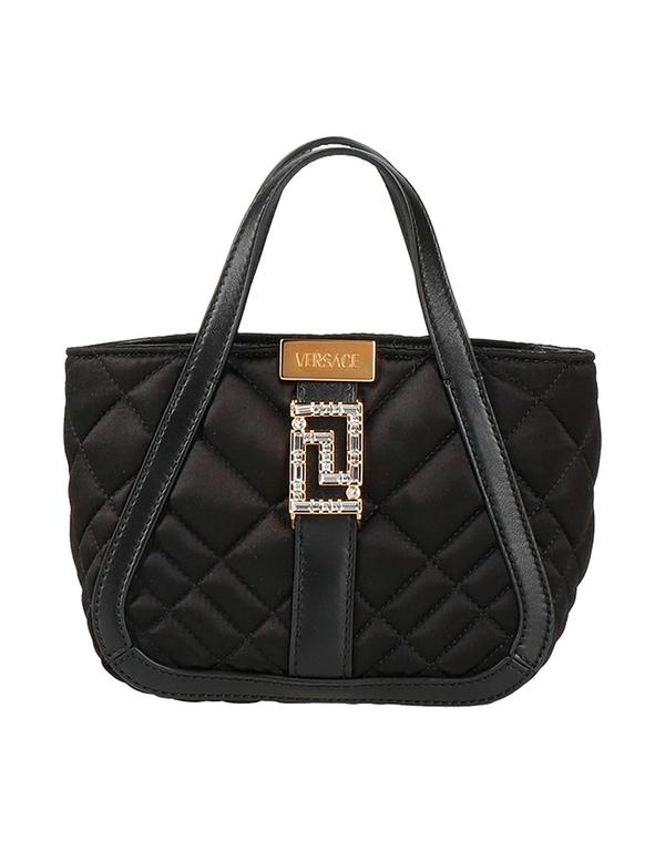 ヴェルサーチ レディース 御徒面子 VERSACE ハンドバック Black 黒いこと