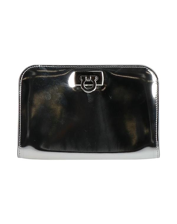 フェラガモ レディース バッグ FERRAGAMO ハンドバッグ Silver シルバー
