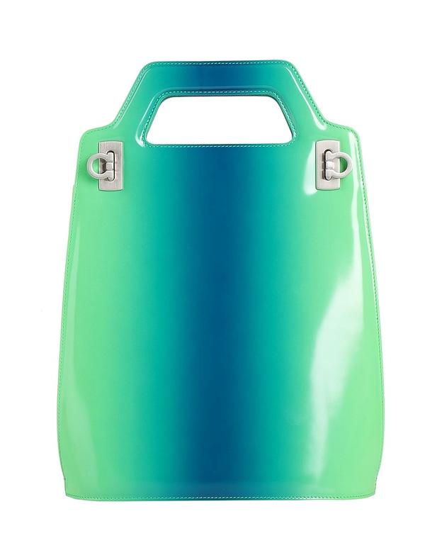 フェラガモ レディース バッグ FERRAGAMO ハンドバッグ Green グリーン