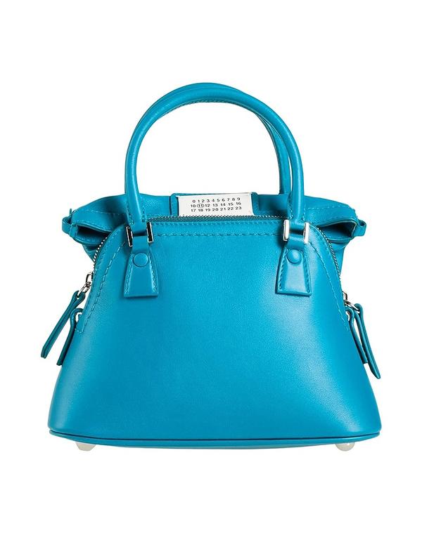 マルタンマルジェラ レディース 御徒面子 MAISON MARGIELA ハンドバック Turquoise Blue 青み