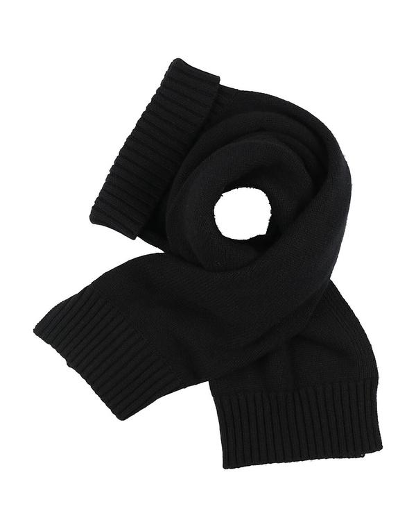 ジル・サンダー レディース アクセサリー マフラー・ストール・スカーフ JIL SANDER マフラー＆スカーフ Black ブラック