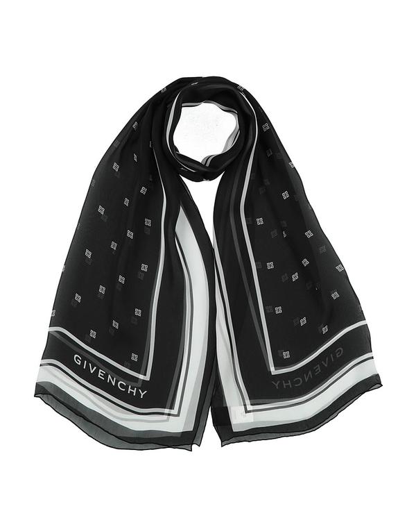 ジバンシー レディース 付属品 えり巻き・袈裟・えり巻き GIVENCHY えり巻き＆えり巻き Black 黒いこと
