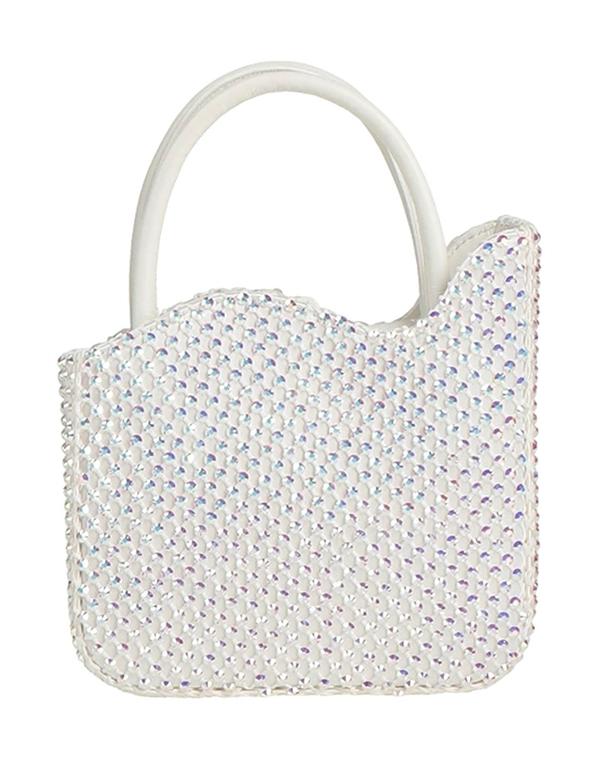 レ シーラ レディース バッグ LE SILLA ハンドバッグ White ホワイト