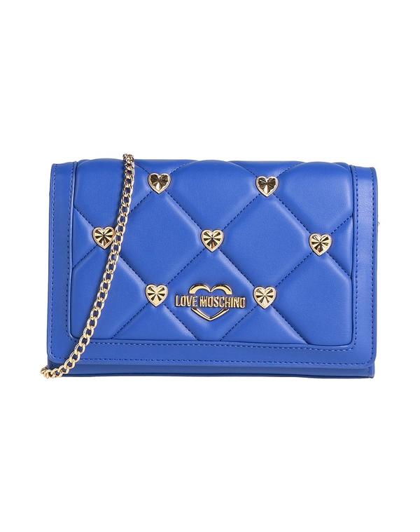優しいこと モスキーノ レディース 御徒面子 LOVE MOSCHINO クロスボディバッグ Bright Blue 青色