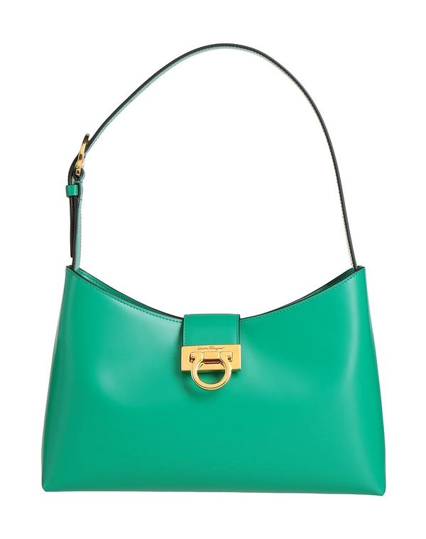 フェラガモ レディース バッグ FERRAGAMO ハンドバッグ Green グリーン