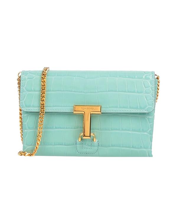 トム・ジェラルド・r・フォード レディース 御徒面子 TOM FORD クロスボディバッグ Turquoise Blue 青み