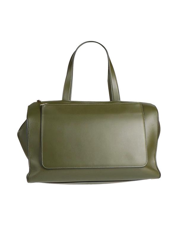 ヴァレクストラ レディース バッグ VALEXTRA ハンドバッグ Military Green グリーン