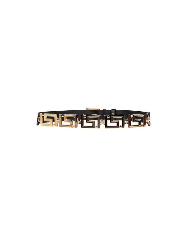 ヴェルサーチ レディース 付属物 三尺帯 VERSACE レギュラー幅三尺帯 Black 黒いこと