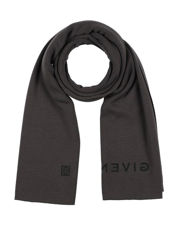 ジバンシー レディース アクセサリー マフラー・ストール・スカーフ GIVENCHY マフラー＆スカーフ Charcoal チャコール｜ReVida 店